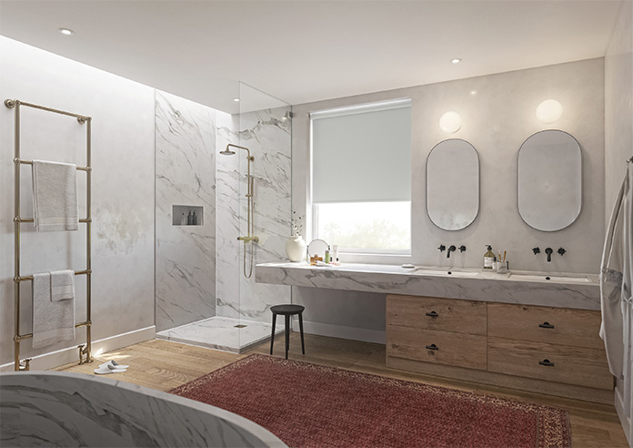 Trinity (Blackout), Light Grey - Twist&Fit Roller Blind - Image 7